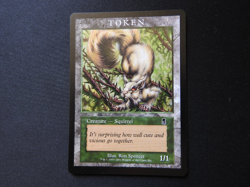 Squirrel Token Odyssey NM/LP [Magic Player Rewards] Mtg Magic Free Tracking! - Image 1