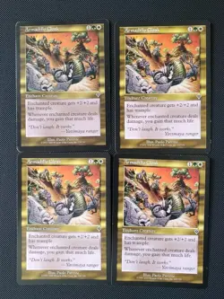 4 x Armadillo Cloak - Invasion - LP - MTG - Magic The Gathering - Image 1