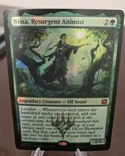 MTG - Nissa, Resurgent Animist - FOIL Mythic #22 -MTG MOM: The Aftermath NM - Image 1