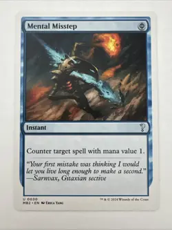 Mental Misstep (White Border) Mystery Booster 2 Regular - Image 1