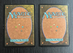 MTG 2x Odyssey Elephant Token with Magic: The Gathering Back Played - Image 2
