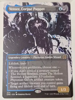 Venser, Corpse Puppet - SHOWCASE -Phyrexia All Will Be - Magic the Gathering MTG - Image 1