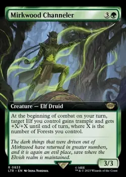 MTG MIRKWOOD CHANNELER #833 NM - LTR X EN - MAGIC - Image 1