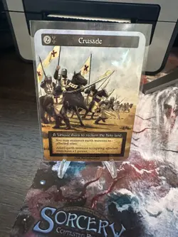 Crusade - Beta - Unique - Non-Foil - Sorcery Contested Realm TCG - Image 1