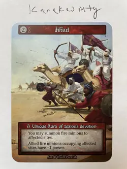 Ji had Sorcery Contested Realm Beta (wave 3) Unique! - Image 1