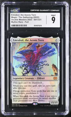 EMRAKUL, THE AEONS TORN Double Masters 2022 Foil Mythic CGC 9 MTG EDH - Image 1
