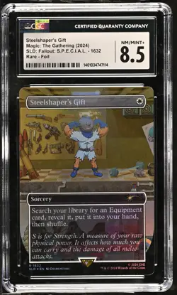STEELSHAPER'S GIFT Secret Lair S.P.E.C.I.A.L. Foil Rare CGC 8.5 MTG [Nostalgium] - Image 1