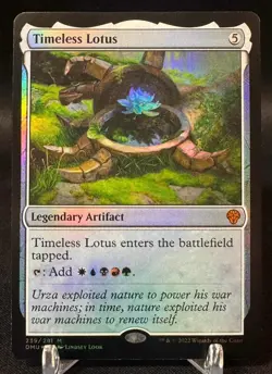 🌈 MTG - Timeless Lotus - FOIL - MTG Dominaria United DMU - NM - Image 1