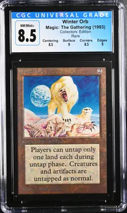 WINTER ORB Collectors Ed Rare CGC 8.5 Q++ MTG [Nostalgium] - Image 1