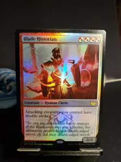 Blade Historian Strixhaven: School of Mages Foil STX 165 Rare Human Cleric Boros - Image 1