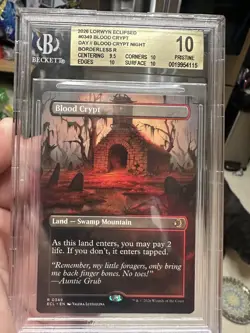 Blood Crypt Borderless Lorwyn Eclipsed MTG PRISTINE 10! - Image 1