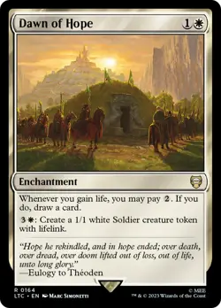 MTG Dawn of Hope [The Lord of the Rings: Tales of Middle-Earth Commander] Near M - Image 1