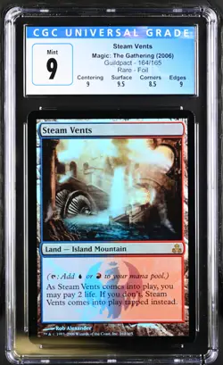 STEAM VENTS Guildpact Foil Rare CGC 9 MTG [Nostalgium] - Image 1