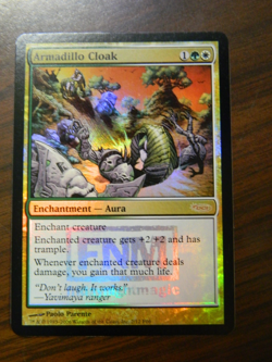 MTG FNM FOIL Armadillo Cloak (2006) Near Mint Condition - Image 1
