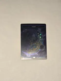 Island (492) (Borderless) (Galaxy Foil) Unfinity Foil - Image 1