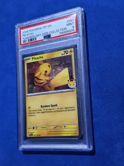 2026 Pokemon Day 30th Anniversary Pikachu 051/162 Promo Card Stamped PSA 9 - Image 4