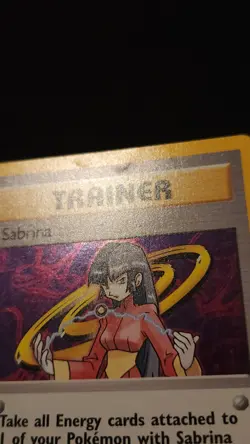 Sabrina 20/132 1st Edition Gym Challenge Holo Rare Pokemon TCG - Image 2
