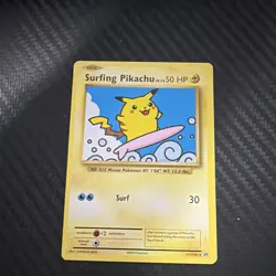 Pokemon TCG Surfing Pikachu 111/108 Evolutions Secret Rare - Image 1