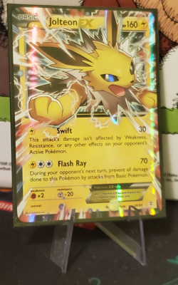 Jolteon EX 28/83 UR XY Generations Pokemon TCG LP - Image 1