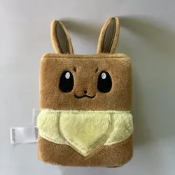 Pokemon Eevee Plush Deck Box Card Holder Storage Case TCG Prismatic Evolutions - Image 1
