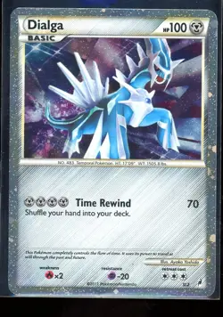 2011 Dialga SL2 Holo Rare Call of Legends Pokemon VLP - Image 1