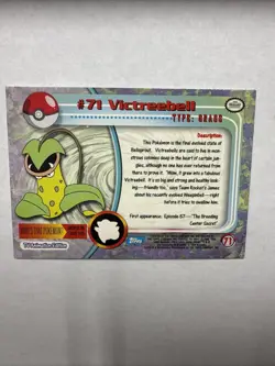 Pokemon Victreebell #71 Topps Red Logo - Image 2
