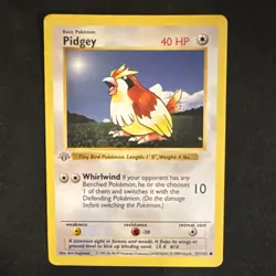 Pidgey #57 - 1st Edition Shadowless - Base Set - Pokemon Card card from 1999! - Image 1