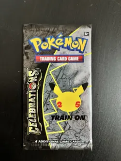 9.7g HEAVY Pokemon 25th Anniversary Celebrations Booster Pack Sealed from 2021 - Image 2
