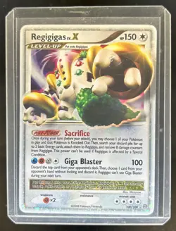 2008 Pokemon Diamond & Pearl Stormfront Regigigas LV.X #100/100 - Image 1