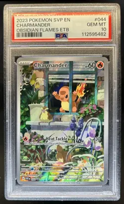 2023-25 Pokemon SV Black Star Promos Charmander #044 PSA 10 GEM MINT - Image 1