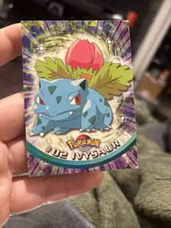 1999 Topps Pokemon #02 Ivysaur (TV Animation Series 1) - Image 1