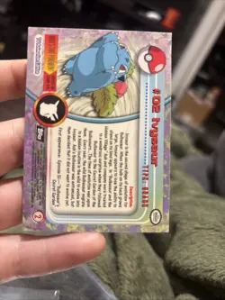 1999 Topps Pokemon #02 Ivysaur (TV Animation Series 1) - Image 2