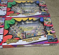 Pokemon TCG Ascended Heroes Premium Poster Collection 4 Box Lot Lucario & Gardev - Image 2