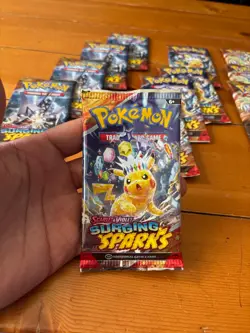 Pokemon TCG Booster Packs: Surging Sparks And Temporal Forces FACTORY SEALED - Image 2