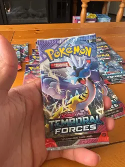 Pokemon TCG Booster Packs: Surging Sparks And Temporal Forces FACTORY SEALED - Image 4