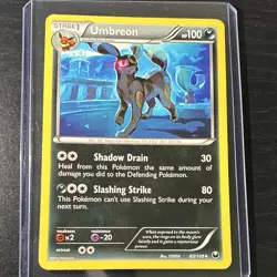 Pokemon TCG Umbreon 60/108 Uncommon Regular Dark Explorers Stage 1 100 HP 2012 - Image 1