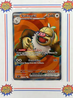 Slaking ex 227/191 Sv08: Surging Sparks Holo Pokemon TCG - Image 1