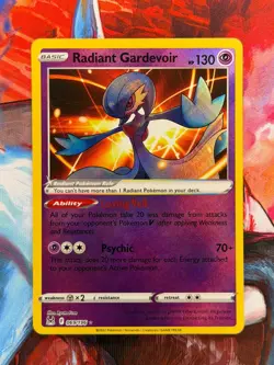 🔮Radiant Gardevoir Holo 069/196 Lost Origin Pokemon TCG - Image 1