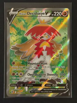 Hisuian Decidueye V Full Art 173/189 Astral Radiance Pokemon TCG - Image 1