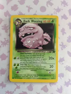 Pokemon TCG Team Rocket - Dark Weezing (14/82) - MP - Image 1