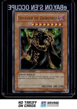 1996 Yu-Gi-Oh! Limited Edition Invader of Darkness #TLM-ENSE1 - Image 1