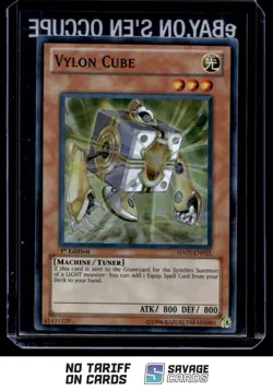1996 Yu-Gi-Oh! 1st Edition Vylon Cube #HA05-EN015 - Image 1
