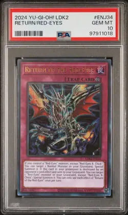Yu-Gi-Oh! Return of the Red-Eyes (LDK2-ENJ34) PSA 10 - Image 1