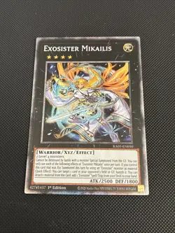 Yugioh! | Exosister Mikailis RA05-EN050 (Starlight Rare) Rarity 5 1st Edition NM - Image 1