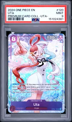 2024 ONE PIECE PREMIUM CARD COLLECTION -UTA- #120 UTA PSA 9 - Image 1
