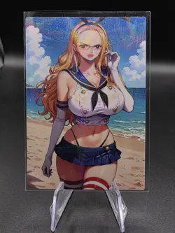 Kalifa One Piece Holographic Anime Collectible Trading Card - Image 2