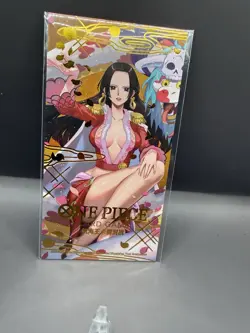 2025 ONE PIECE SIMPLIFIED CHINESE PROMO NEW YEAR'S RED PACK BOA HANCOCK PSA 10 - Image 4