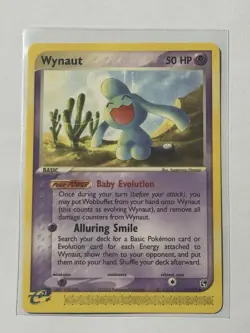 2003 Pokemon Wynaut 54/100 Sandstorm Regular - Image 1
