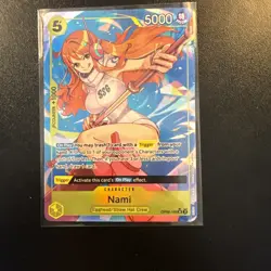 One Piece TCG Nami Parallel OP08-106 Two Legends Foil - Image 1