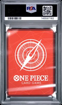 2023 ONE PIECE JAPANESE PROMOS 8 PACKS BATTLE #P MONKEY D. LUFFY PSA 7 - Image 2